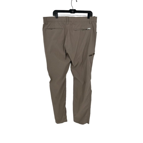 Orvis Men's Flat Front Nylon Canvas Pants Khaki Tan Size 40x34 (Note Flaw) - Picture 7 of 16